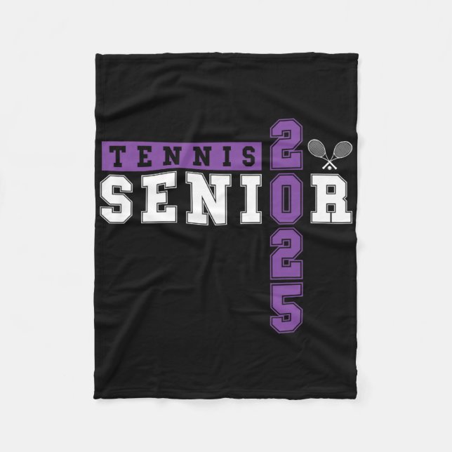 Manta Polar Tenis Senior Night Tennis Senior Graduation 2025 (Anverso)