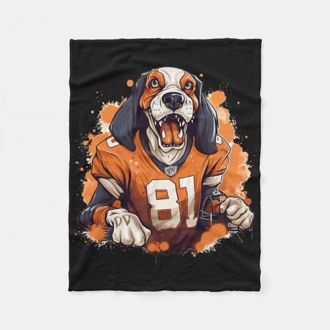 Manta Polar Tennessee Dog Sport Amantes Tennessee Tri Stars (Anverso)