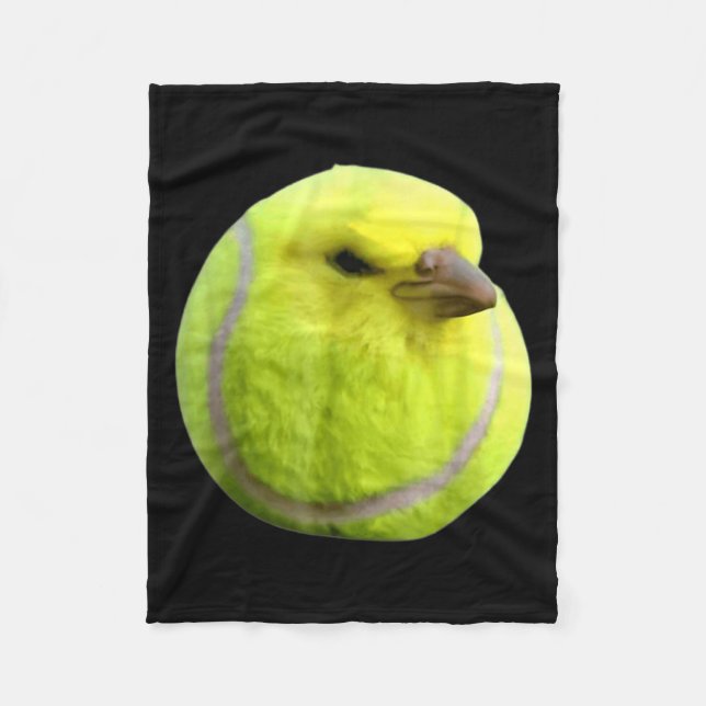 Manta Polar Tennis Bird Meme Round Budgie Tennis Ball  (Anverso)