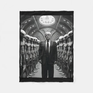 Manta Polar Teoría de la conspiración de Trump con extraterres