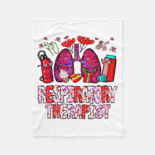 Manta Polar Terapeuta Respiratorio Rt Divertido Día de San Val