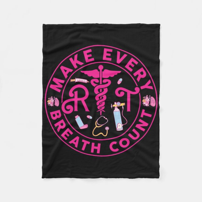 Manta Polar Terapia Respiratoria Hacer Cada Recuento De Respir (Anverso)