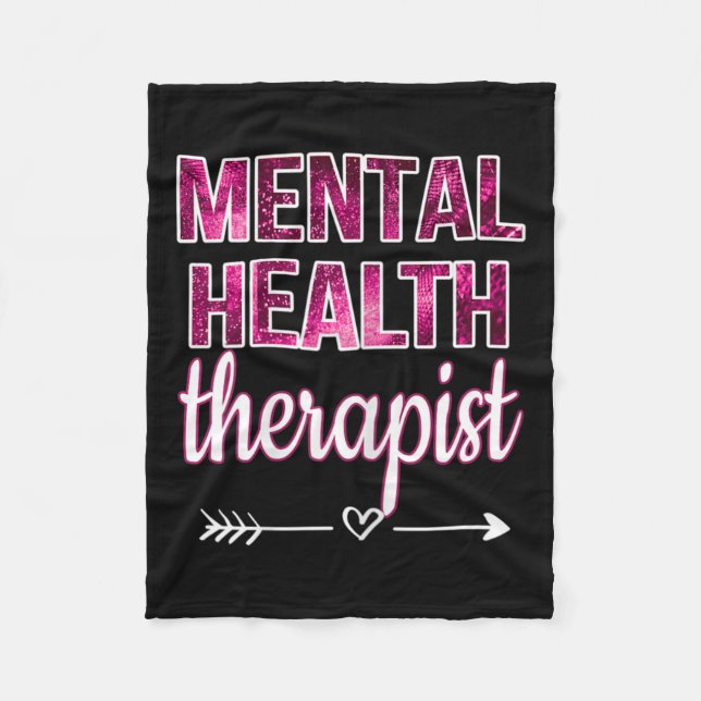 Manta Polar Terapia Terapia de Salud Mental Consejera (Anverso)