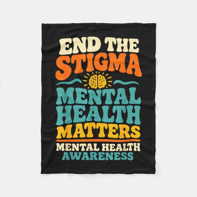 Manta Polar Terminar con el estigma salud mental  (Anverso)