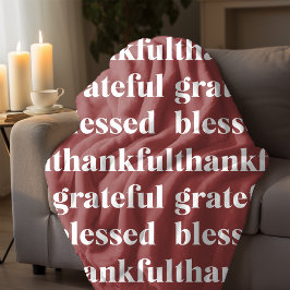 Manta Polar Terracotta Thanksgiving