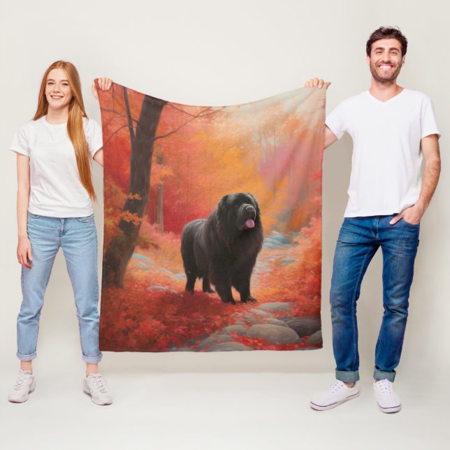 Manta Polar Terranova en otoño se inspira la caída de las hoja (In situ)