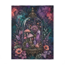 Terrario Mágico de Cristal y Setas Whimsigoth
