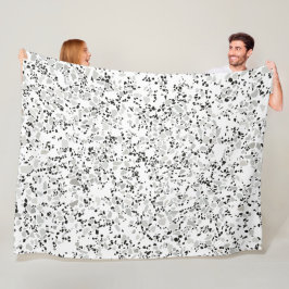 Manta Polar Terrazzo blanco moderno