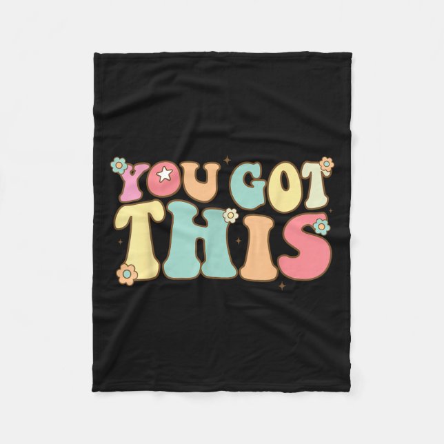 Manta Polar Test Day Teacher Shirt Motivational Testing Day St (Anverso)