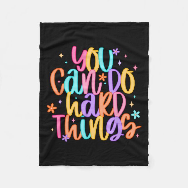 Manta Polar Test Day You Can Do Hard Things Teacher Testing Da (Anverso)