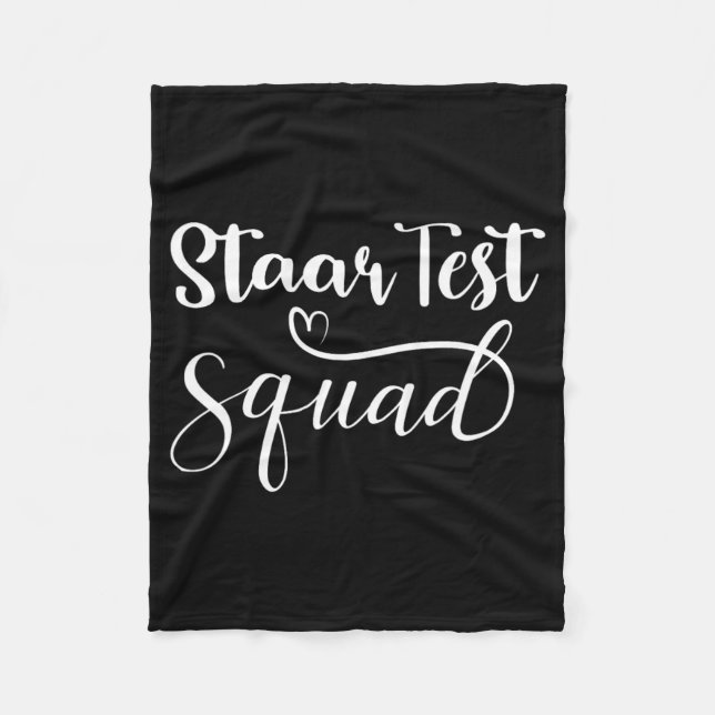 Manta Polar Test Squad Funny Teacher Student Testing Day (Anverso)