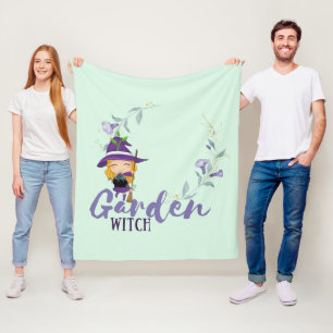 Manta Polar TESTIGO DE JARDÍN - Personaliza con texto, hechizo