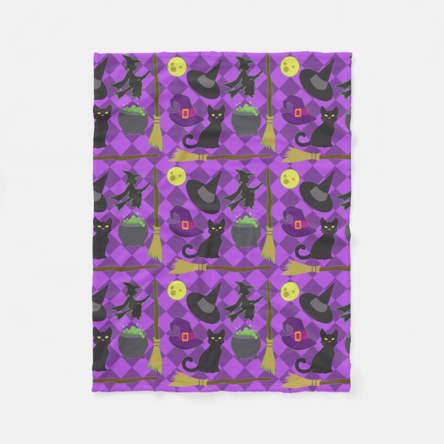 Manta Polar Testigos de Halloween (Anverso)