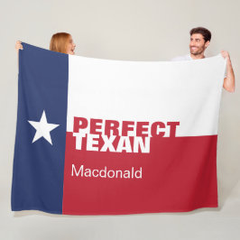 Manta Polar TEXAN PERFECTO Y personalizado