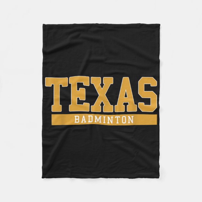 Manta Polar Texas Bádminton  (Anverso)