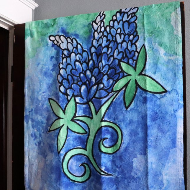Manta Polar Texas Bluebonnets (Subido por el creador)