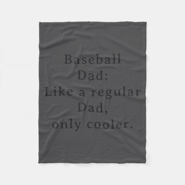 Manta Polar Text Funny Dad Baseball  (Anverso)