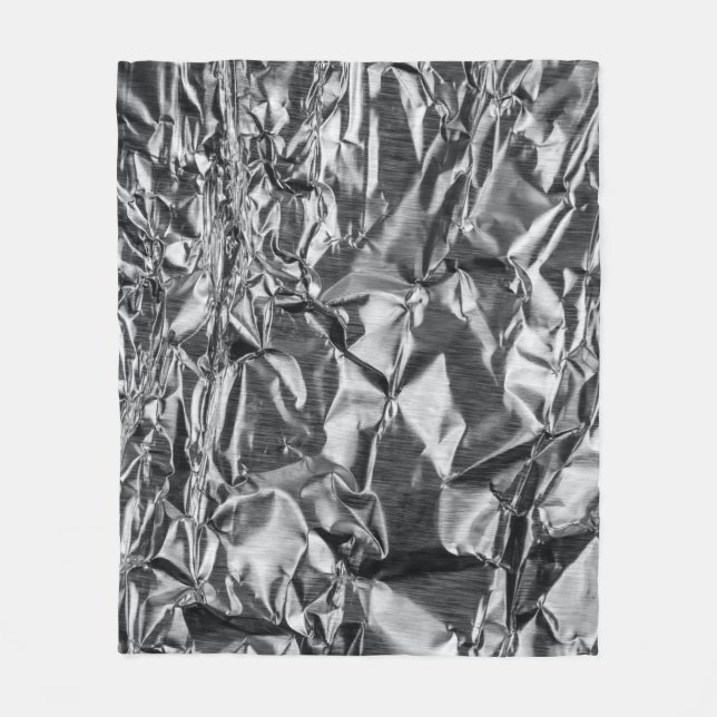Manta Polar Textil plateado (Anverso)