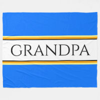 Texto de GRANDPA Rayas de Carreras blanca azul bri