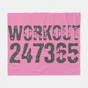 Manta Polar Texto desgastado y rayado Entrenamiento 247365 ros