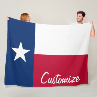 Manta Polar Texto personalizado del Personalizado de bandera d