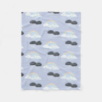 Texto personalizado sobre nubes y arcoiris "lluvia
