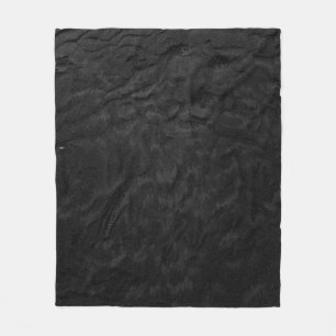 Manta Polar Textos florales en negro y gris