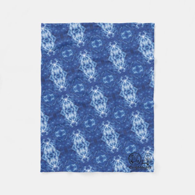 Manta Polar Textura #10 de la obra Cerezas (Anverso)