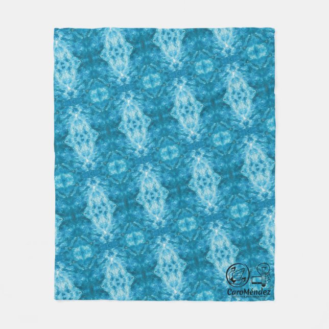 Manta Polar Textura #11 de la obra Cerezas (Anverso)