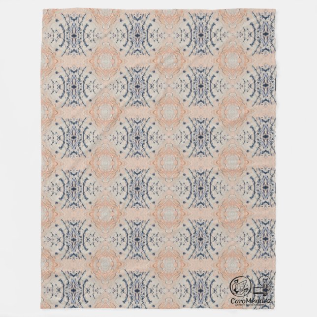 Manta Polar Textura #11 de la obra Viendo a travez de los ojos (Anverso)