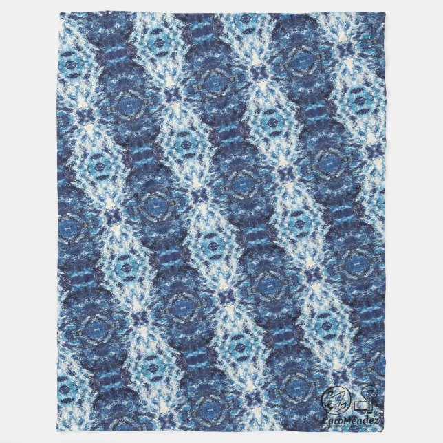 Manta Polar Textura #12 de la obra Cerezas (Anverso)