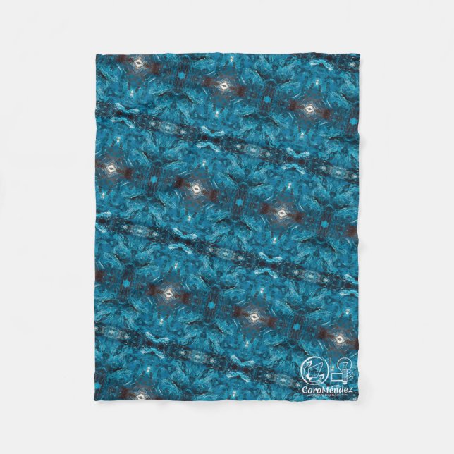 Manta Polar Textura #12 de obra Horizonte (Anverso)