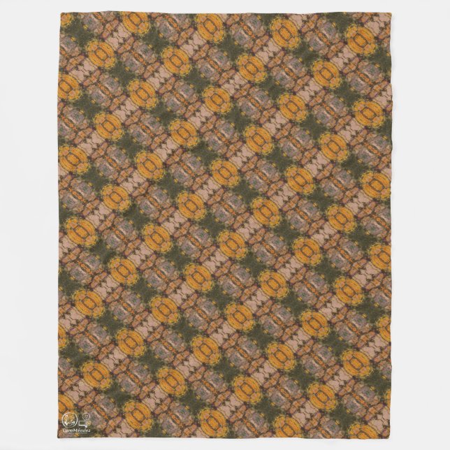 Manta Polar Textura #12 de obra La roca (Anverso)