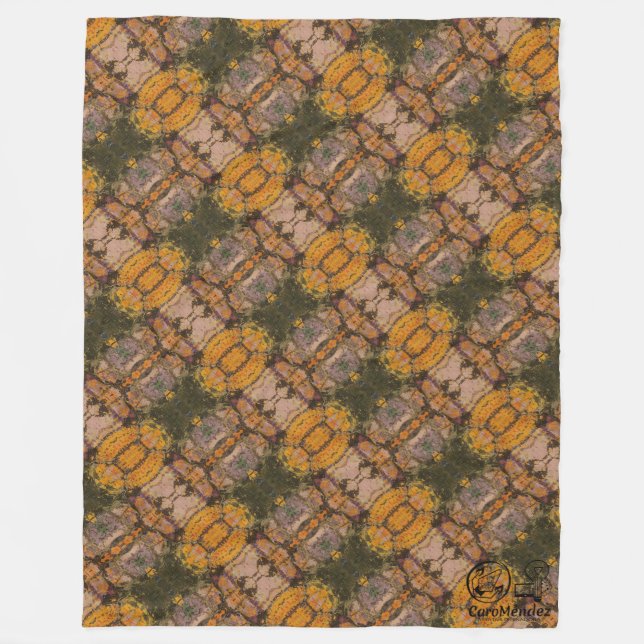 Manta Polar Textura #12 de obra La roca (Anverso)