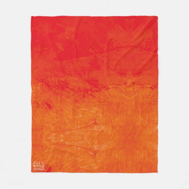 Manta Polar Textura #14 de la obra Fantasía y realidad (Anverso)