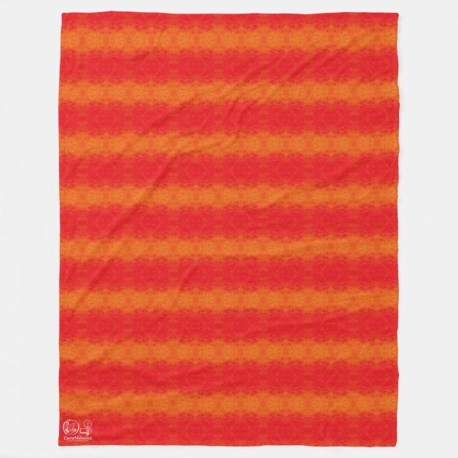 Manta Polar Textura #14 de la obra Fantasía y realidad (Anverso)