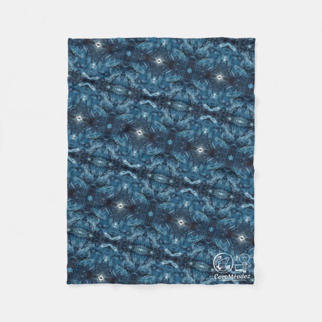 Manta Polar Textura #14 de obra Horizonte (Anverso)