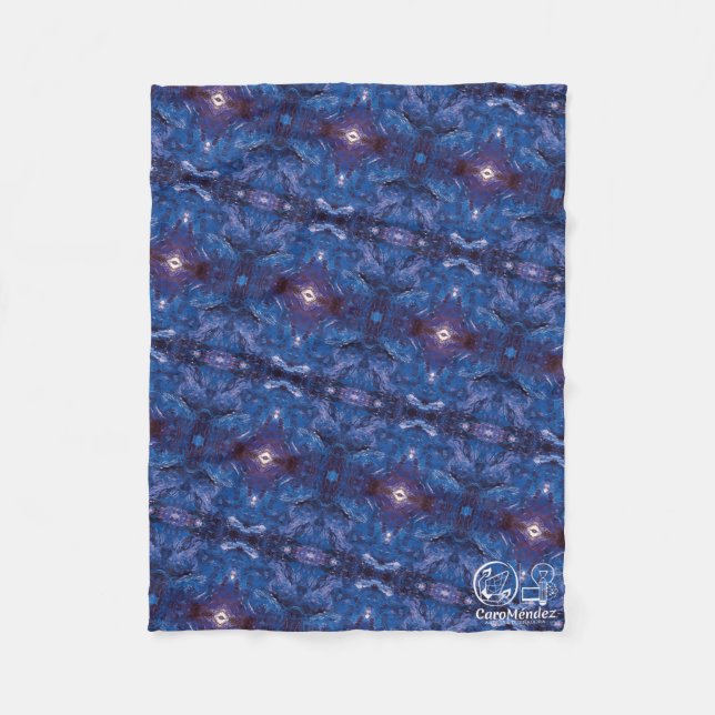 Manta Polar Textura #15 de obra Horizonte (Anverso)