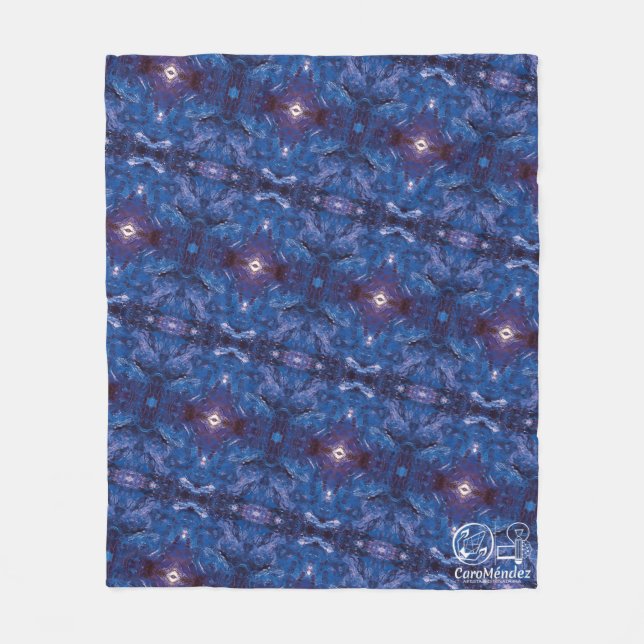 Manta Polar Textura #15 de obra Horizonte (Anverso)