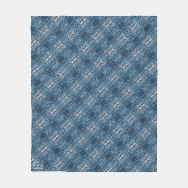 Manta Polar Textura #15 de obra La roca (Anverso)