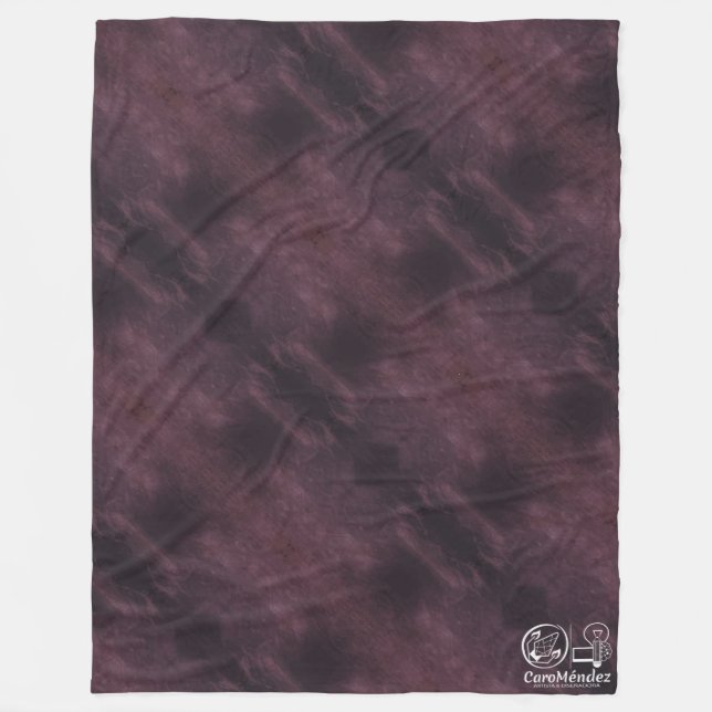 Manta Polar Textura #16 de la obra Fantasía y realidad (Anverso)