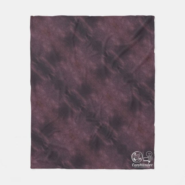 Manta Polar Textura #16 de la obra Fantasía y realidad (Anverso)