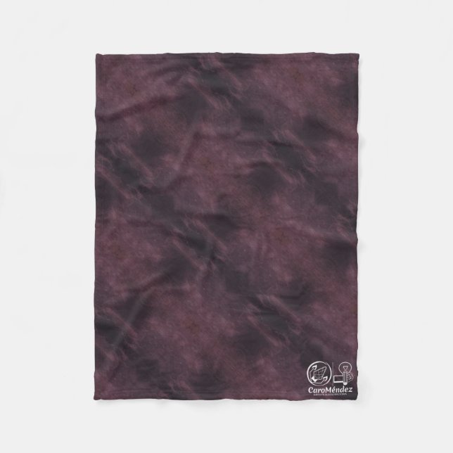 Manta Polar Textura #16 de la obra Fantasía y realidad (Anverso)