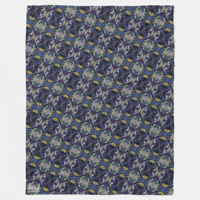 Manta Polar Textura #16 de la obra Maritimo (Anverso)