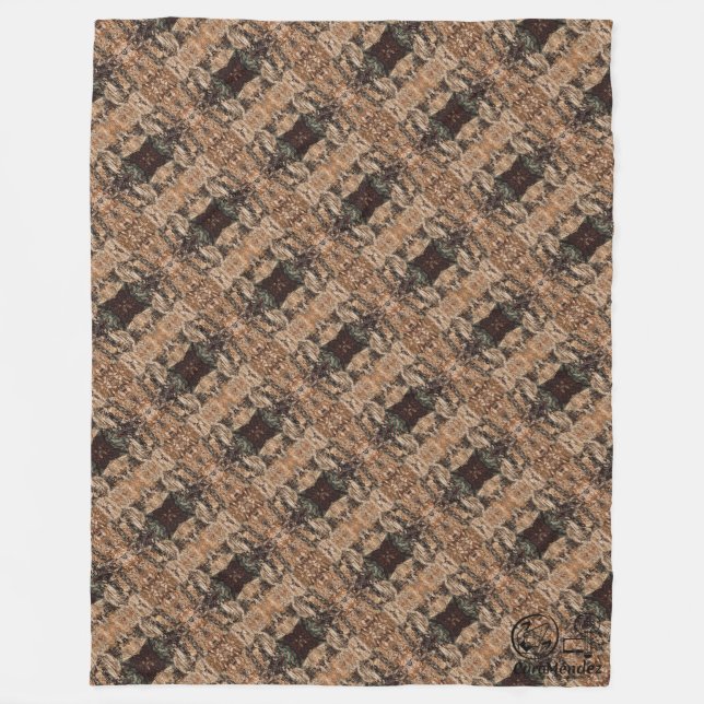 Manta Polar Textura #16 de obra Amanecer (Anverso)