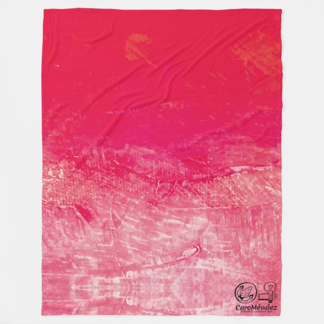 Manta Polar Textura #17 de la obra Fantasía y realidad (Anverso)