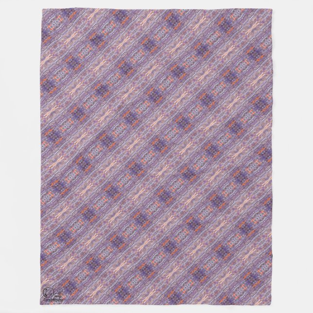 Manta Polar Textura #17 de obra La roca (Anverso)