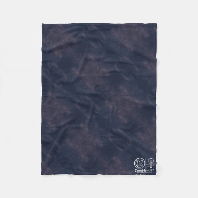 Manta Polar Textura #18 de la obra Fantasía y realidad (Anverso)