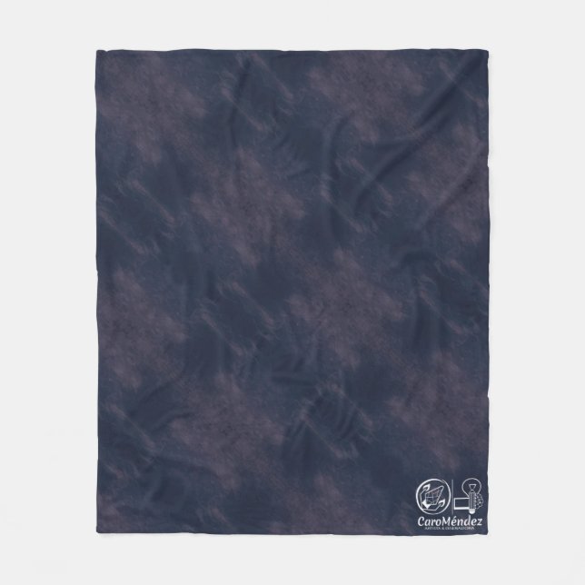 Manta Polar Textura #18 de la obra Fantasía y realidad (Anverso)