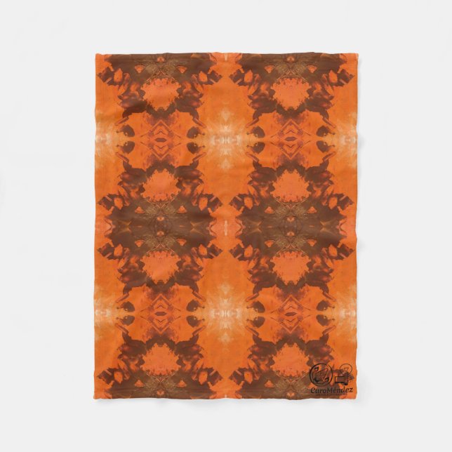 Manta Polar Textura #19 de la obra Nuit (Anverso)